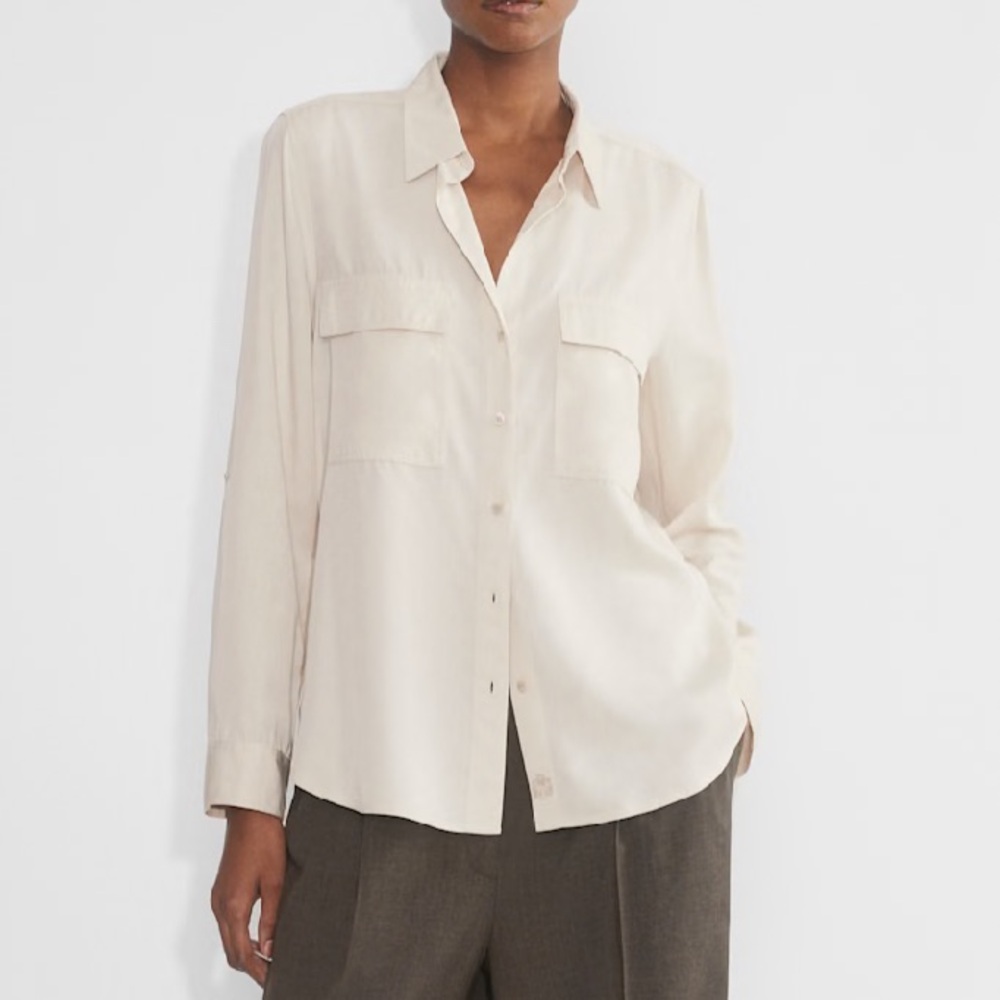 Aritzia Babaton birch Utility Shirt 6566
